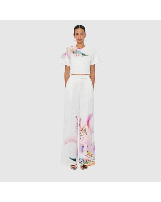LEO LIN Pink Indie Sleeve Top