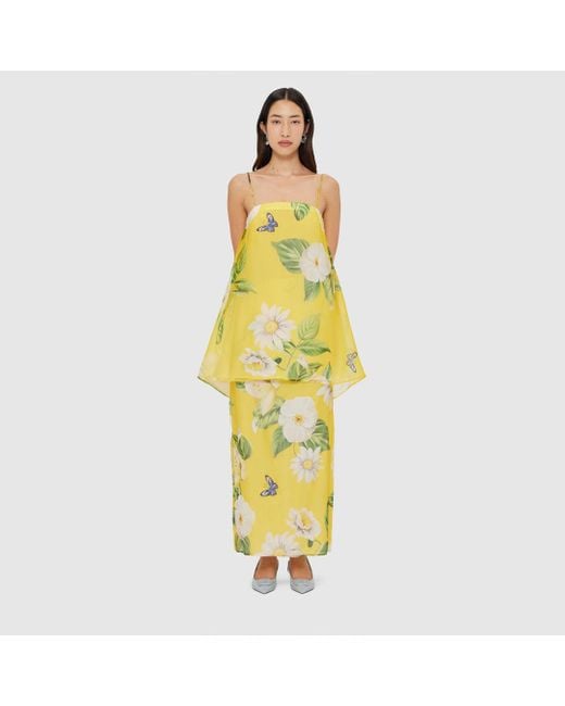 LEO LIN Yellow Sylvia Top