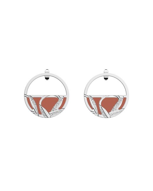 Boucles d'oreilles Rose des Sables Les Georgettes en coloris Pink