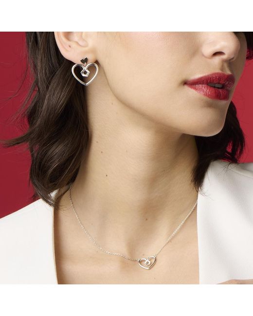 Boucles d'oreilles Girafe Caur Les Georgettes en coloris Natural