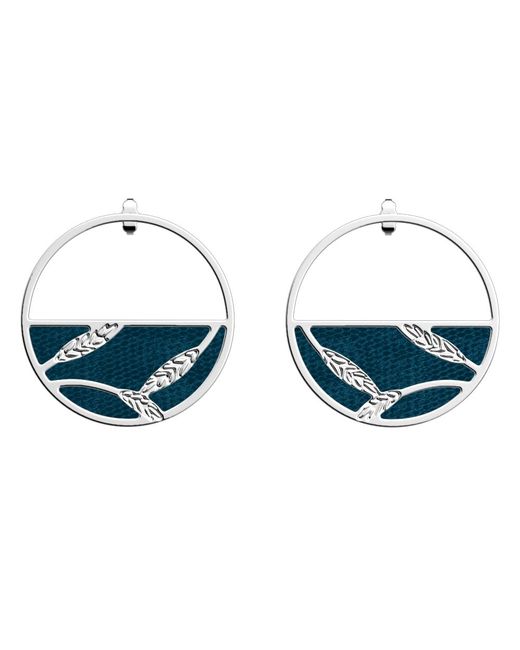 Boucles d'oreilles Épis de Blé Les Georgettes en coloris Blue