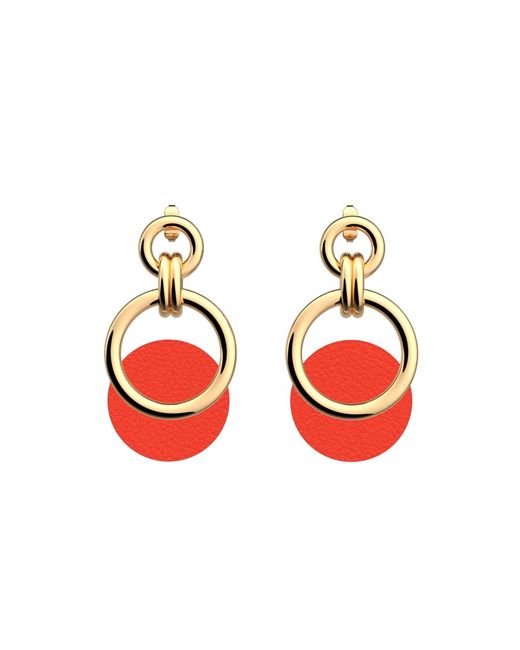 Boucles d'oreilles Trésor Les Georgettes en coloris Red