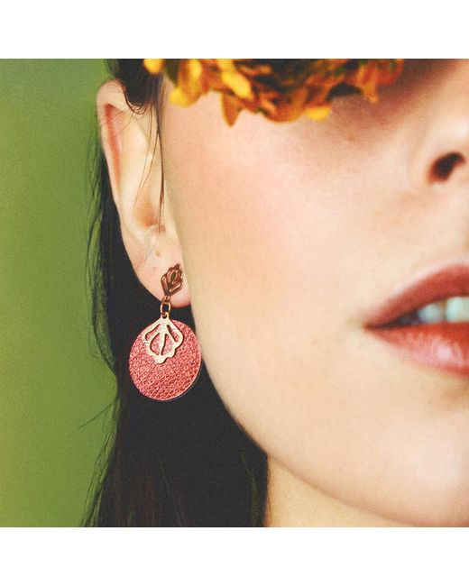 Boucles d'oreilles Hortense Les Georgettes en coloris Natural