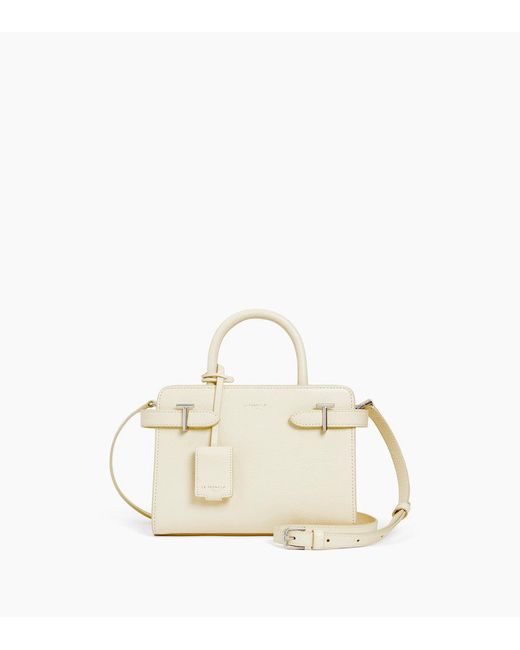 Le Tanneur Natural Kleine Handtasche Emilie Aus Genarbtem Leder Mit Trageriemen