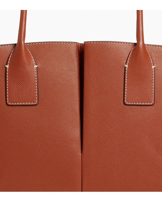 Le Tanneur Brown Elena Large Tote Bag