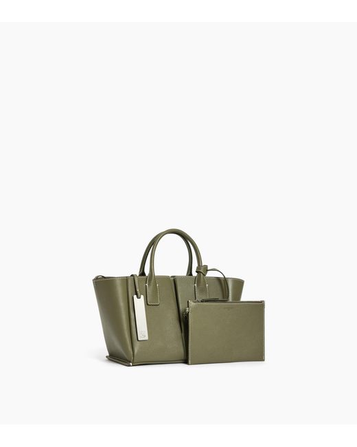 Le Tanneur Green Elena Small Handbag