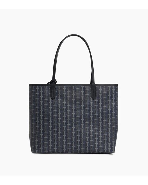 Le Tanneur Black Camille Large Horizontal Tote Bag