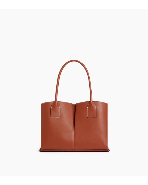 Le Tanneur Brown Elena Large Tote Bag