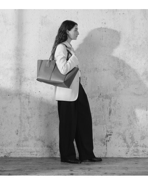 Le Tanneur Green Elena Large Tote Bag