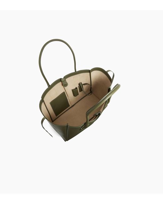 Le Tanneur Green Elena Large Tote Bag