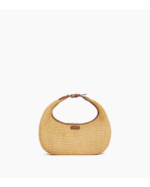 Le Tanneur Metallic Kleine Hobo-Tasche Juliette Aus Glattleder