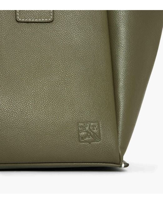 Le Tanneur Green Elena Large Tote Bag