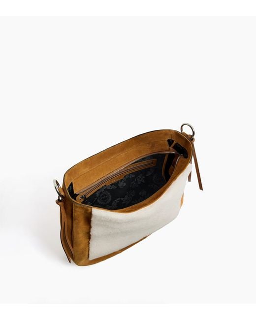 Le Tanneur White Ella Medium Hobo Bag