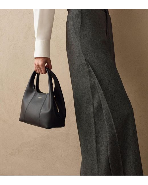 Le Tanneur Black Juliette Small Handbag