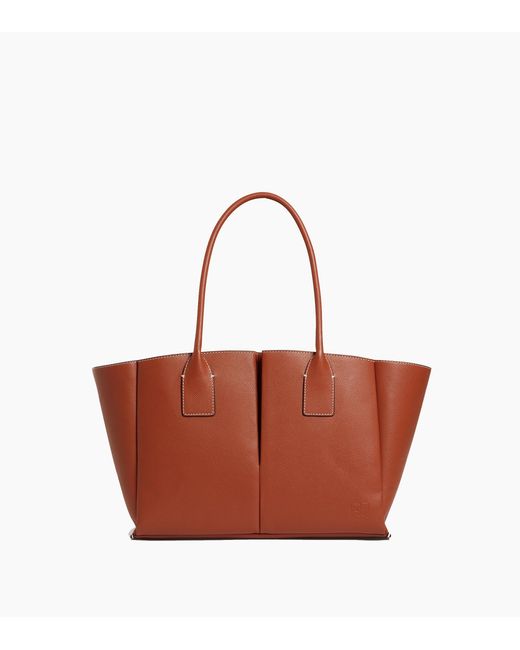 Le Tanneur Brown Elena Large Tote Bag