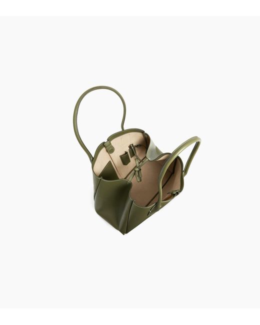 Le Tanneur Green Elena Large Tote Bag