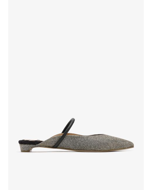 Aera White Jane Mules