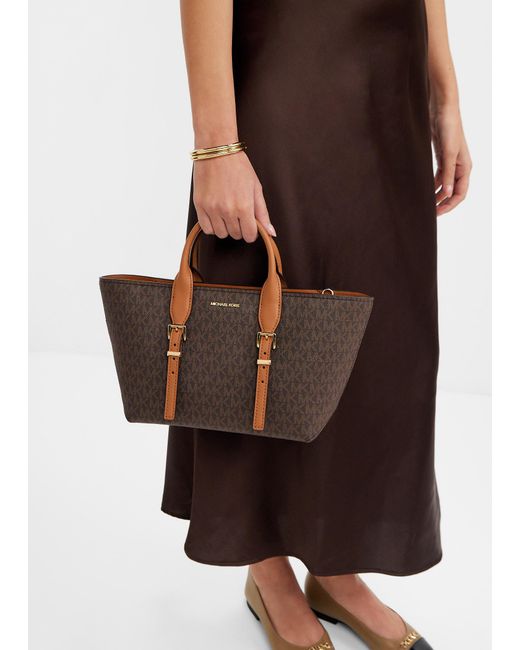 Michael Kors Brown Moore Small Tote Bag