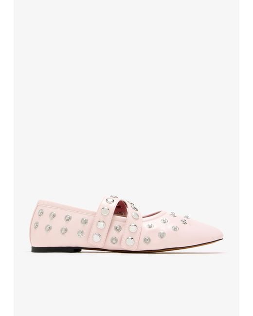 Stella McCartney Pink Ryder Day Ballet Flats