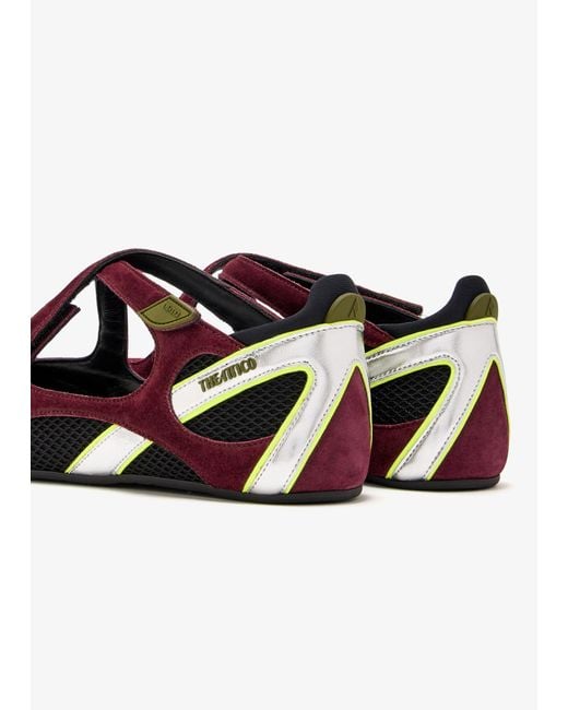The Attico White Nomad Ballerinas