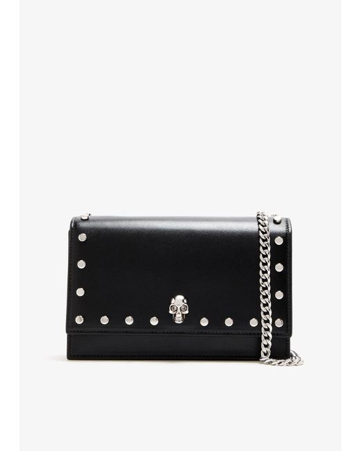 Alexander McQueen Black Small Skull Bag
