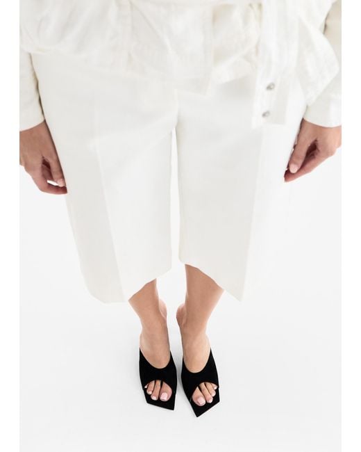 Christen Black Edge Mules