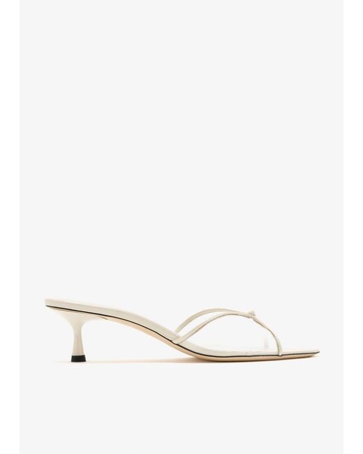 STUDIO AMELIA White Jacques 50 Mules