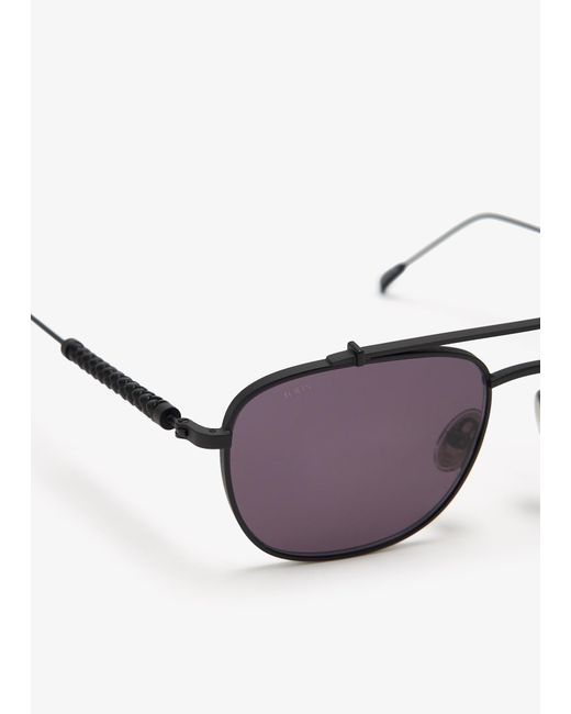 Tod's Purple Caravan Sunglasses for men