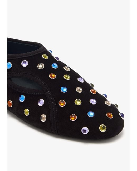 Alaïa Black Flex Slippers