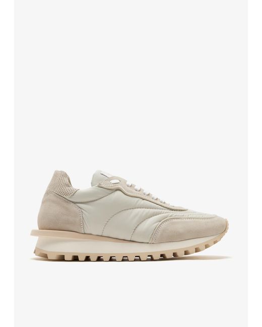 Eleventy White Runner Sneakers for men
