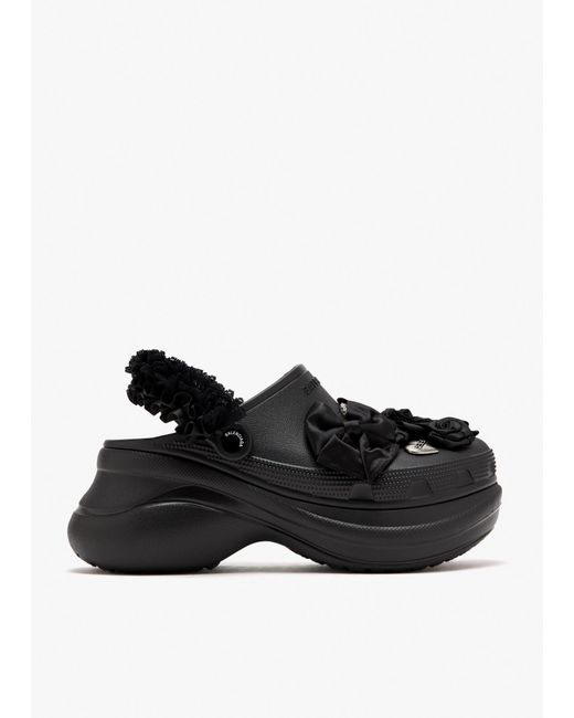 Balenciaga Black X Crocs Jibbitz Mules
