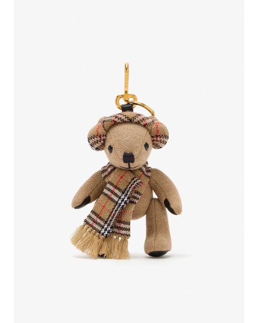 Burberry White Thomas Bear Charm