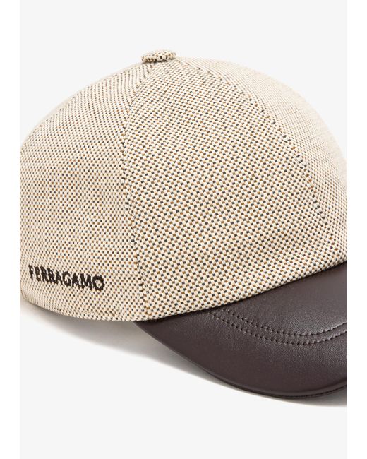 Ferragamo Natural Baseball Cap for men