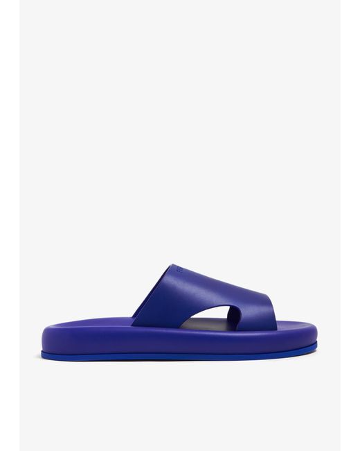 Ferragamo Blue Open-Toe Sandals for men