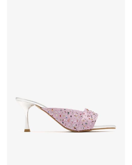 RAMLA Pink Noor Mules