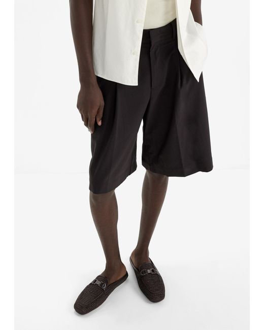 Ferragamo White Beverly Backless Slippers for men