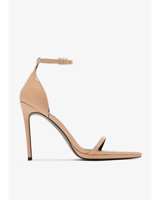 Femme LA White Opera Sandals
