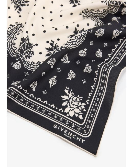 Givenchy Gray Large Bandana
