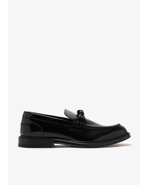 Bottega Veneta Black Astaire Loafers for men