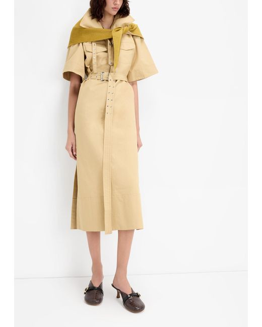 Ganni White Sue Mules