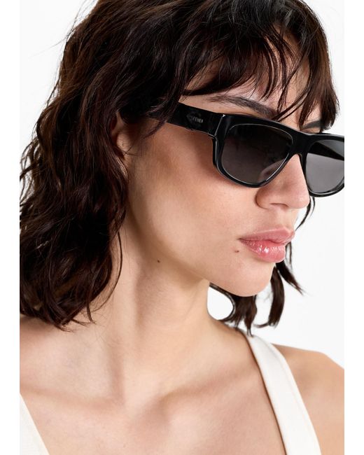 Fendi Gray Diagonal Sunglasses for men