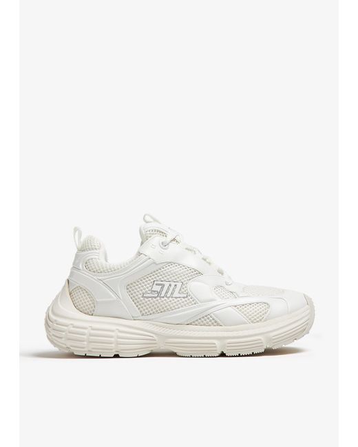 Steve Madden White Power 1 Sneakers