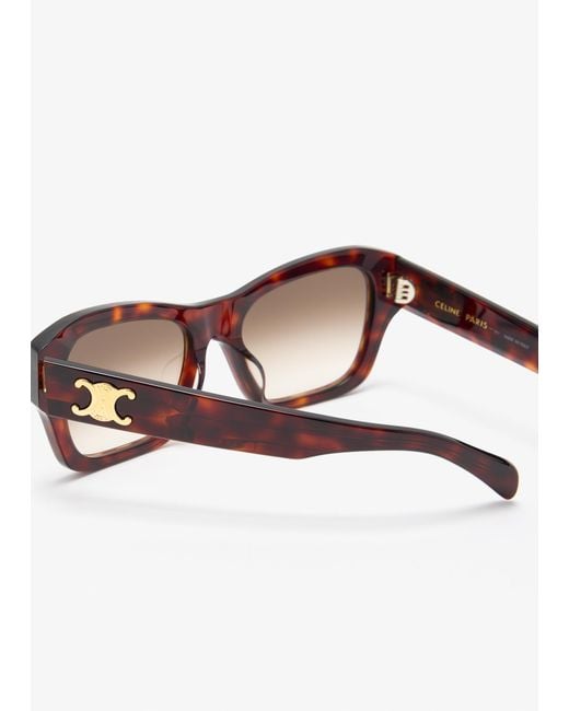 Céline Natural Triomphe Butterfly Sunglasses