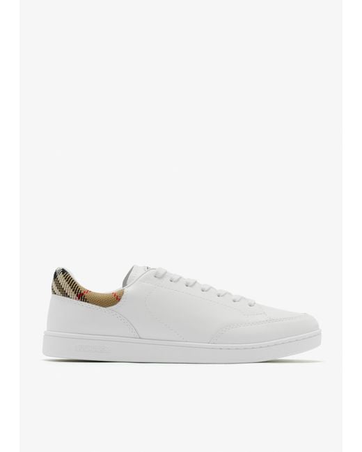 Burberry White Set Sneakers for men