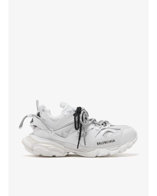 Balenciaga White Track Trail Laces Sneakers for men