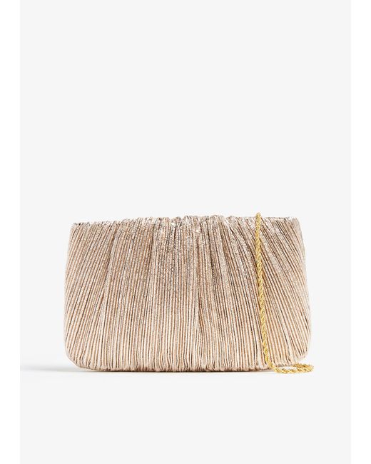 Loeffler Randall Natural Brit Clutch