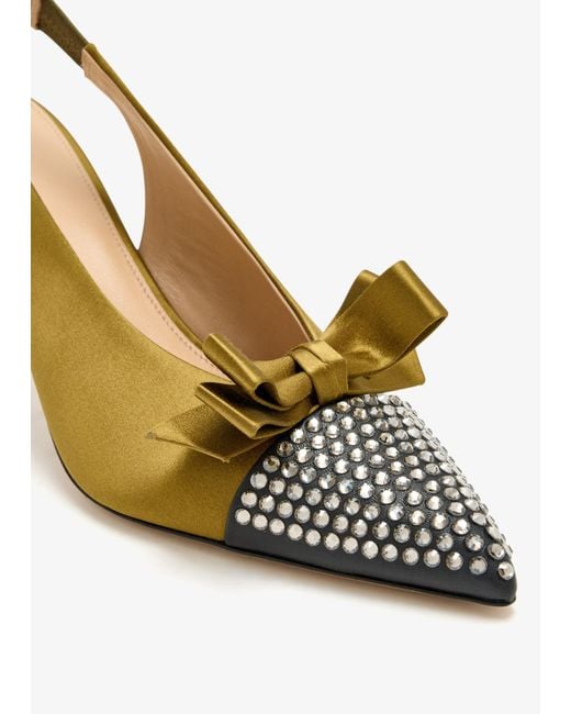 Chloé Metallic Alba Pumps