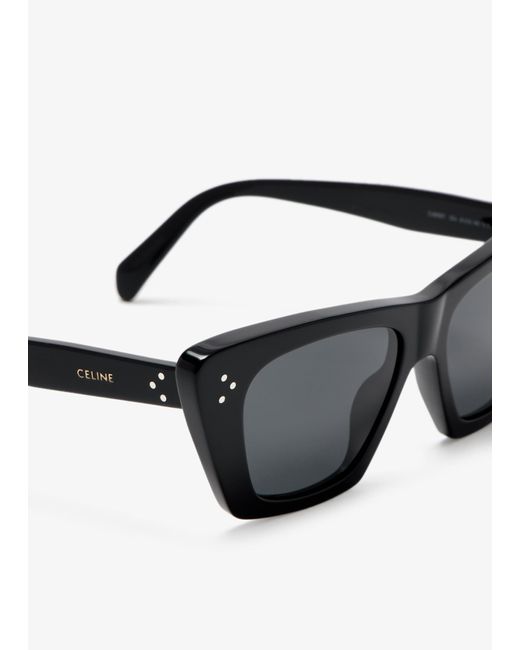 Céline Gray 3 Dots Cat Eye Sunglasses