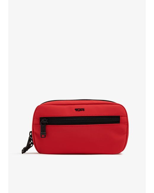 Tumi Red Zip-Around Case for men