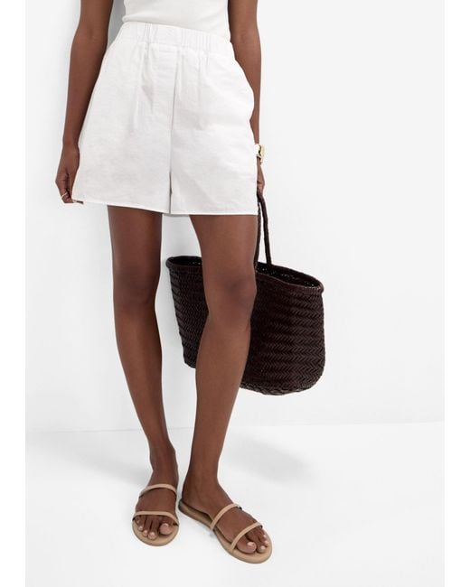 TKEES White Gemma Flip Flops